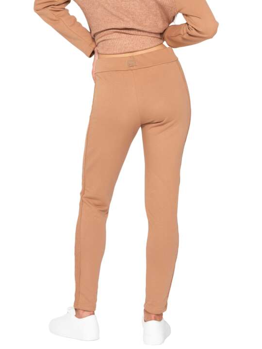 7004LUN Pantalon de survêtement Sweetened Luna Splendida Marron face