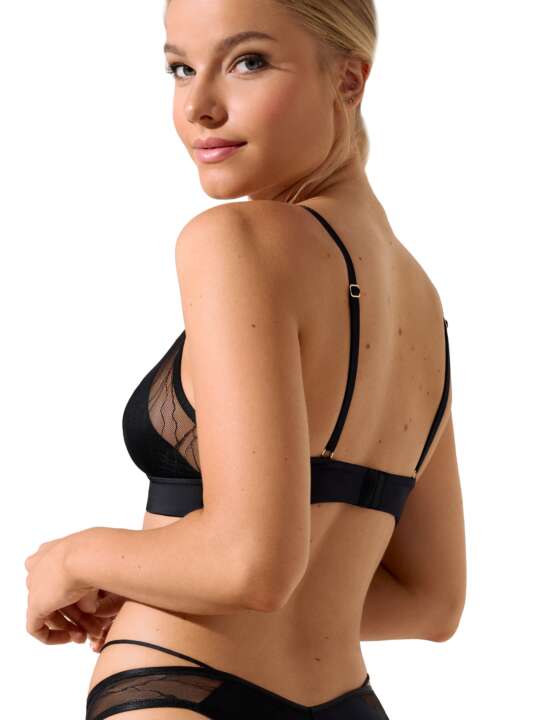 10358LI Soutien-gorge sans armatures Nightscape Lisca Noir face