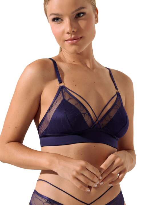 10358LI Soutien-gorge sans armatures Nightscape Lisca Violet face