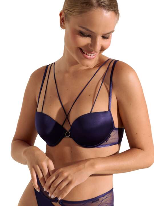 10361LI Soutien-gorge push-up Nightscape Lisca Violet face