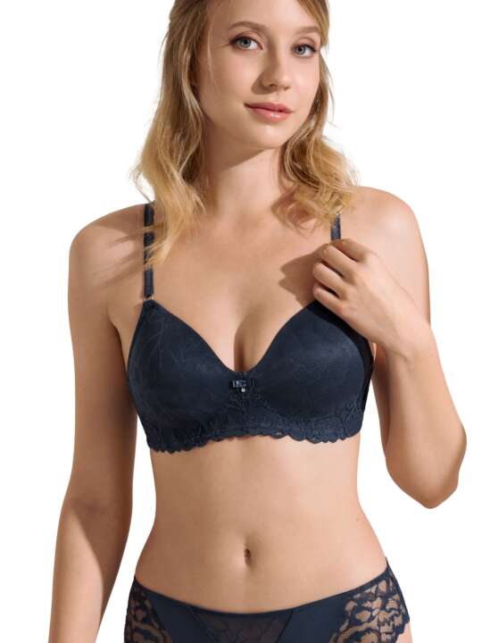 20356LI Soutien-gorge préformé sans armatures Naty Lisca Bleu face