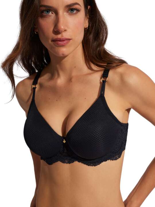 31121SE Soutien-gorge minimiseur armaturé Matilda Selmark Noir face