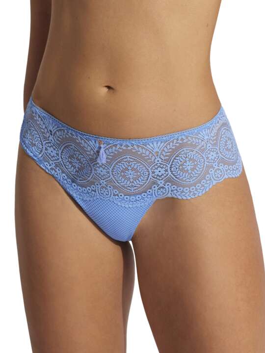 31106SE Shorty string Matilda Selmark Bleu face