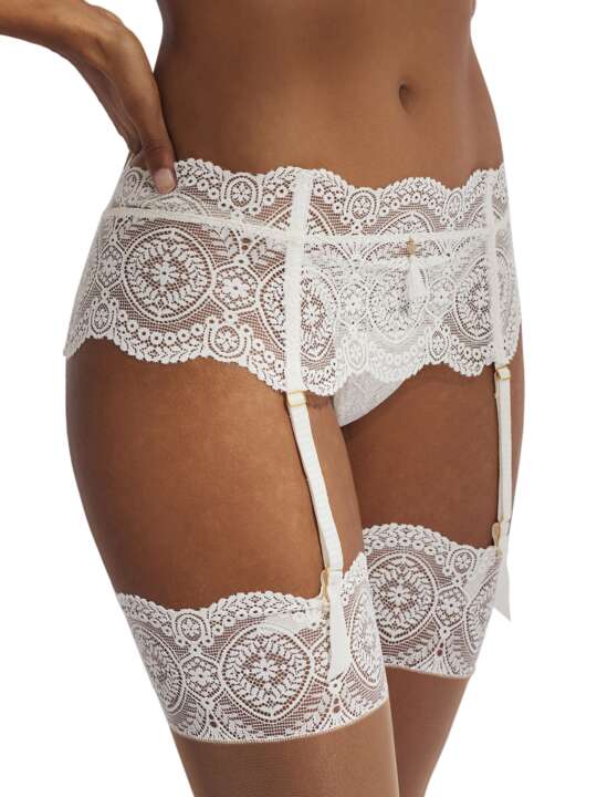 31109SE Suspender belt Matilda wedding Selmark Ivory face