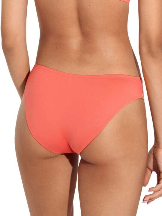 41649LI Bas maillot slip de bain à nouettes amovibles Iceland Lisca Orange face