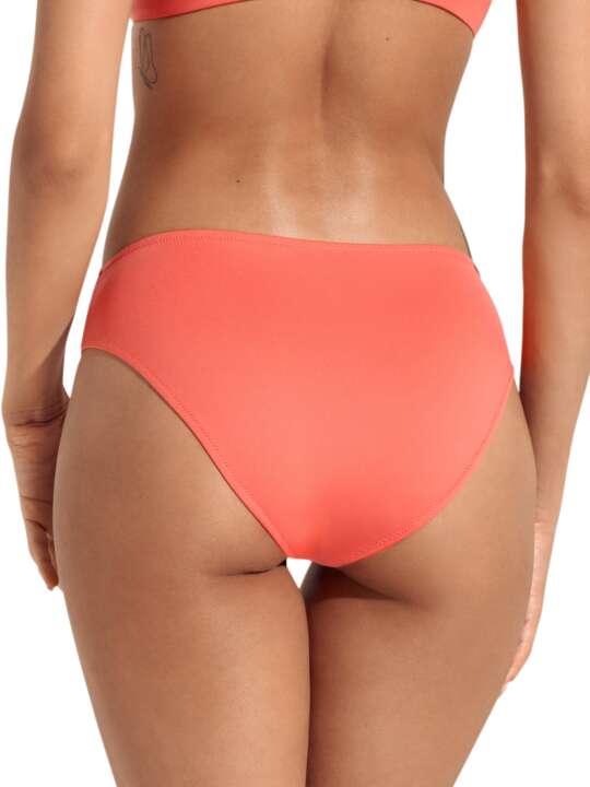 41650LI Bas maillot slip de bain taille haute Iceland Lisca Orange face