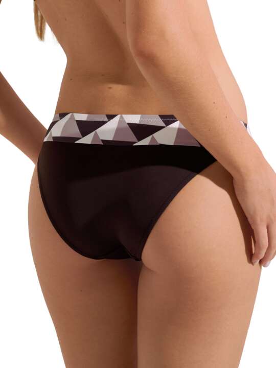 41642LI Bas maillot slip de bain Toulouse Lisca Marron face