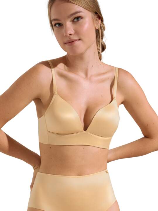 20360LI Soutien-gorge triangle préformé sans armatures Naomi Lisca Or face