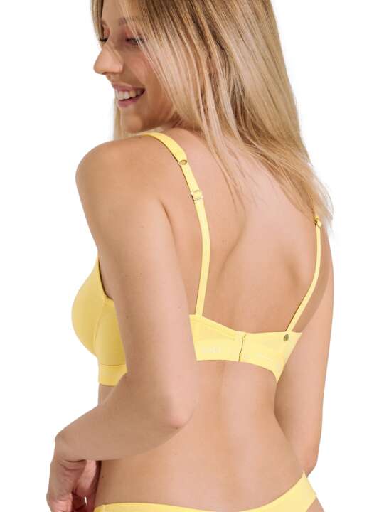 60519LI Soutien-gorge sans armatures Sunflower Lisca Cheek Jaune face