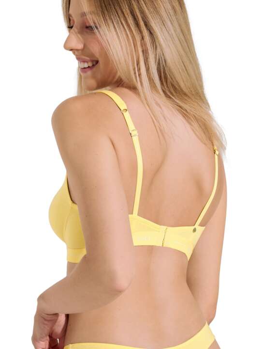 60519LI Soutien-gorge préformé sans armatures Sunflower Lisca Cheek Jaune face