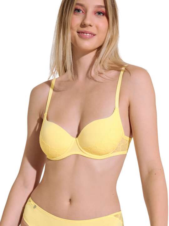 60520LI Soutien-gorge préformé Sunflower Lisca Cheek Jaune face