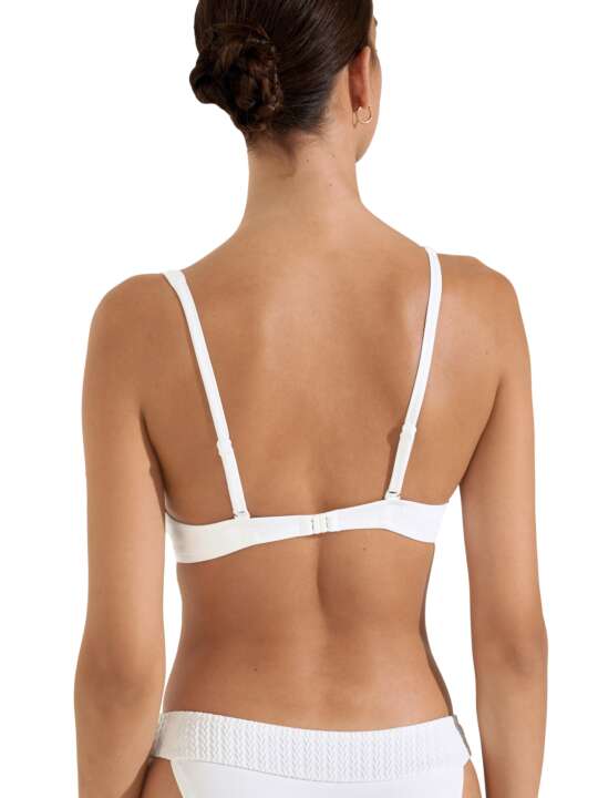 40741LI Haut maillot de bain armaturé multipositions Sardinia Lisca Blanc face