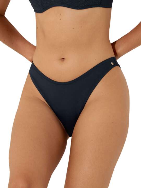 41655LI Bas maillot slip de bain échancré Sardinia Lisca Bleu face