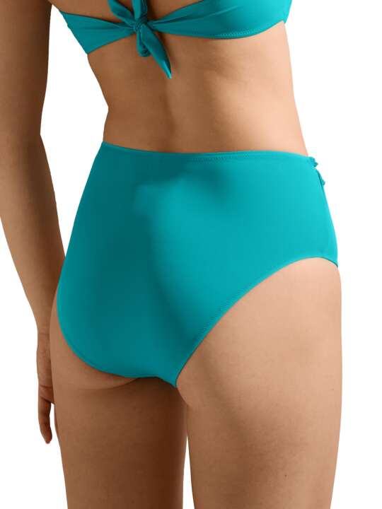 41629LI Bas maillot slip de bain échancré taille haute Las Vegas Lisca Vert face