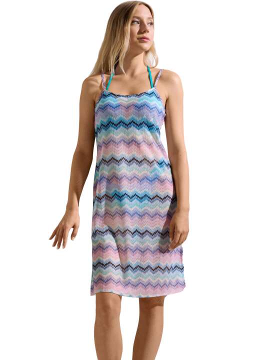 49538LI Summer dress Las Vegas Lisca Blue face