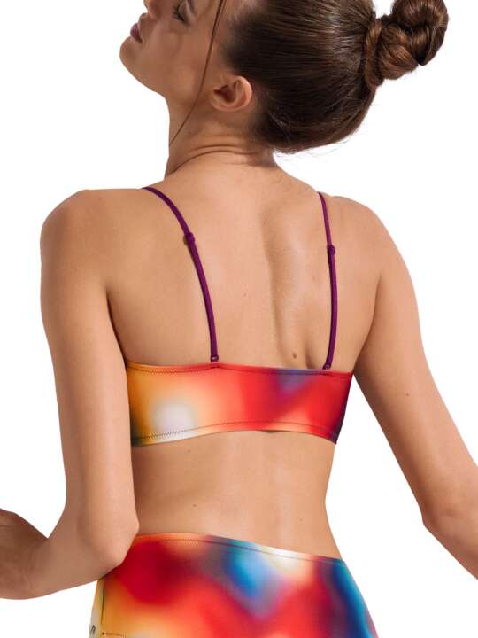 40761LI Haut maillot de bain bandeau sans armatures Olympia Lisca Multicolore face