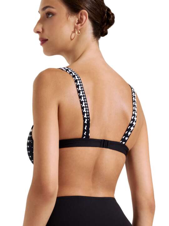 40755LI Underwired triangle top Quito Lisca Black face