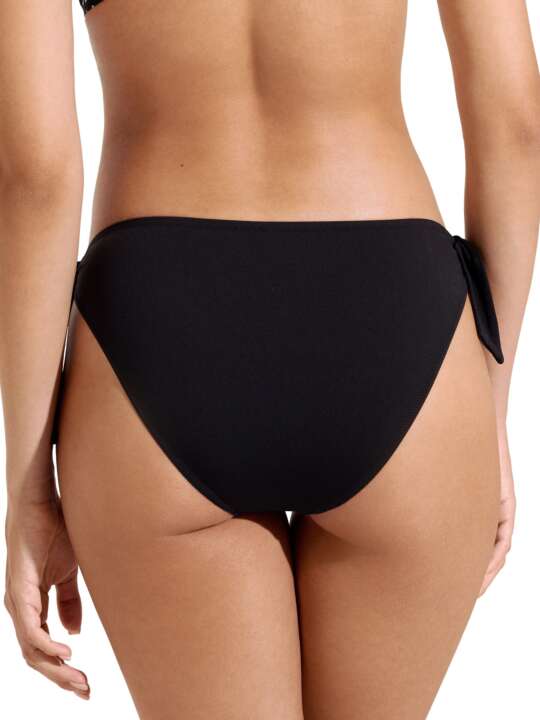 41664LI Swimming costume briefs with removable ties Quito Lisca Black face