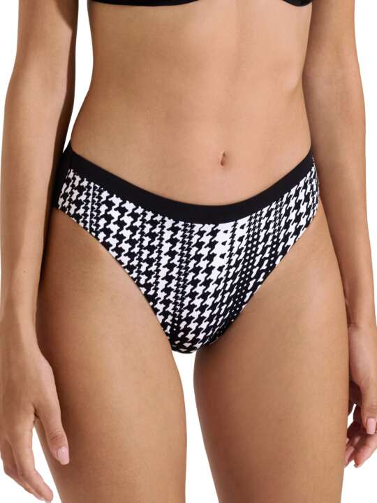 41665LI High waist swimming costume bottoms Quito Lisca Black face