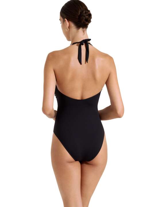 43539LI Underwired one-piece swimming costume Quito Lisca Black face