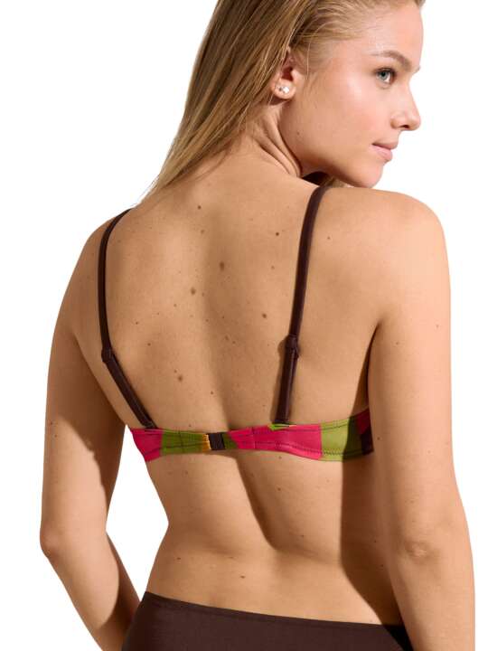 40767LI Swimming costume top Viviero Lisca Brown face