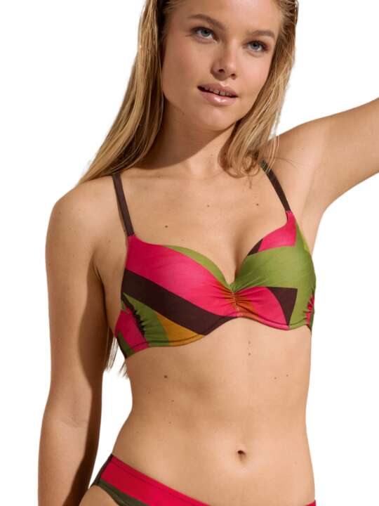 40767LI Swimming costume top Viviero Lisca Brown face