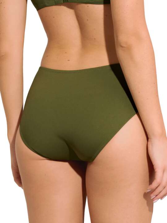 41636LI Bas maillot slip de bain shapewear taille haute Union Island Lisca Vert face