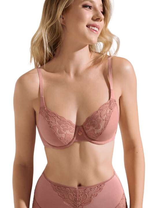 20361LI Soutien-gorge armaturé Nina Lisca Rose face