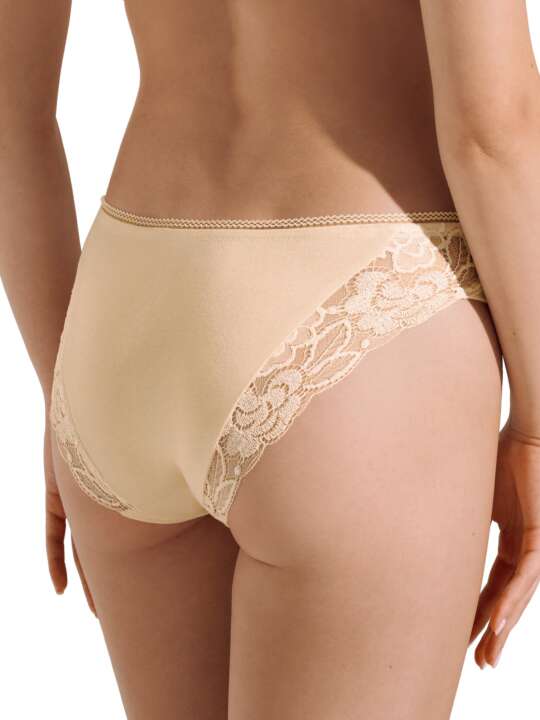 22316LI Slip dentelle Nina Lisca Beige face