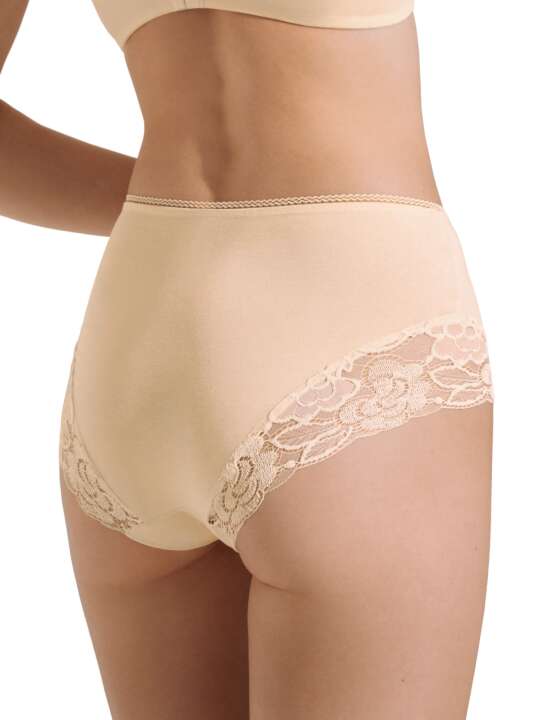 22318LI Slip taille haute Nina Lisca Beige face