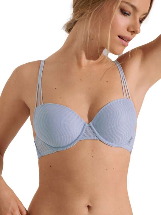 20364LI Soutien-gorge préformé Nikki Lisca Bleu Ciel face