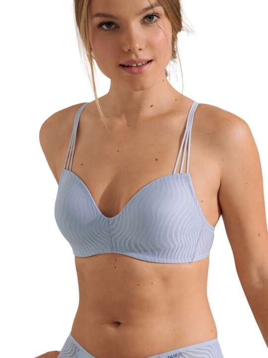 20365LI Soutien-gorge préformé sans armatures Nikki Lisca Bleu Ciel face