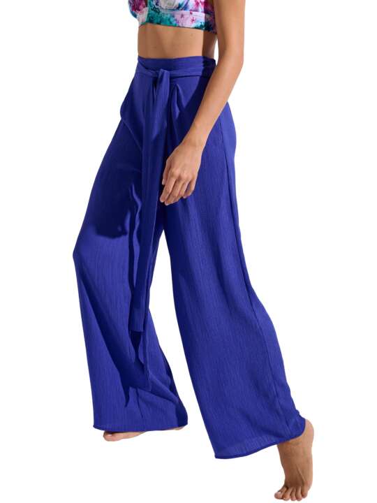 49544LI Pantalon estival long Japan Lisca Bleu face