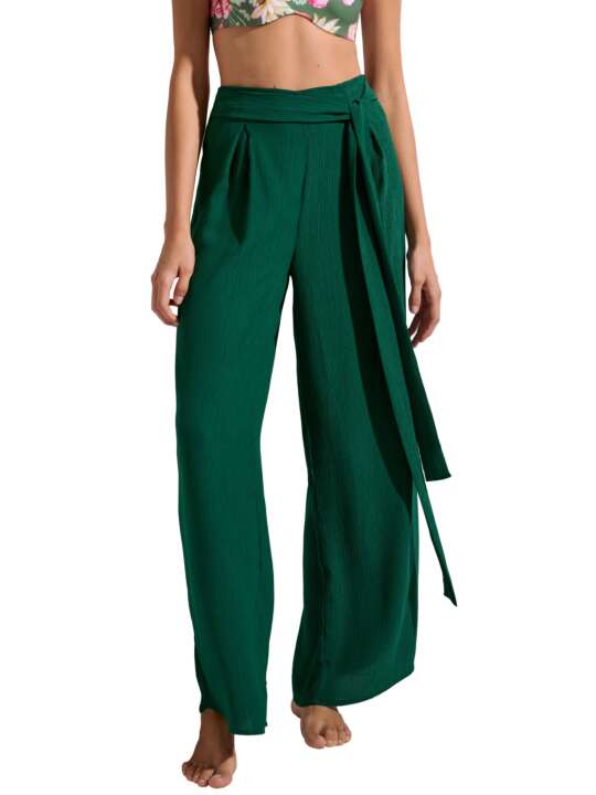 49544LI Long summer trousers Japan Lisca Green face