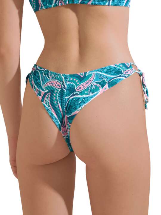 41633LI Low cut brazilian swimwear Kavala Lisca Cheek Blue face