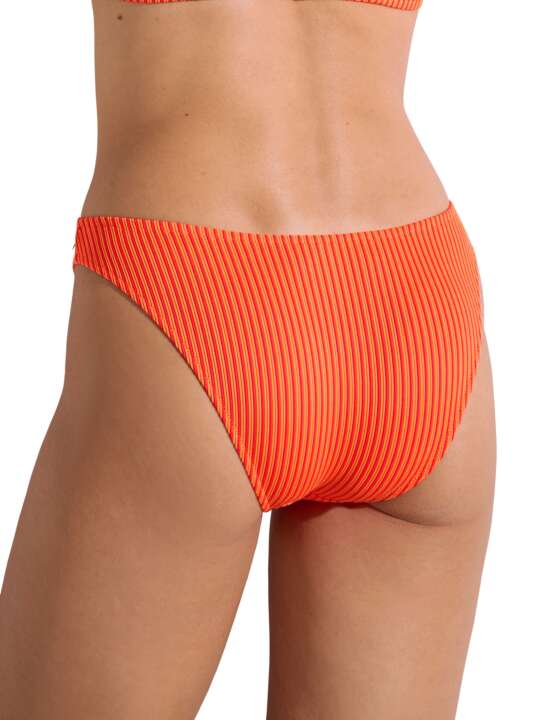 41674LI Bas maillot slip de bain échancré taille basse Malawi Lisca Orange face