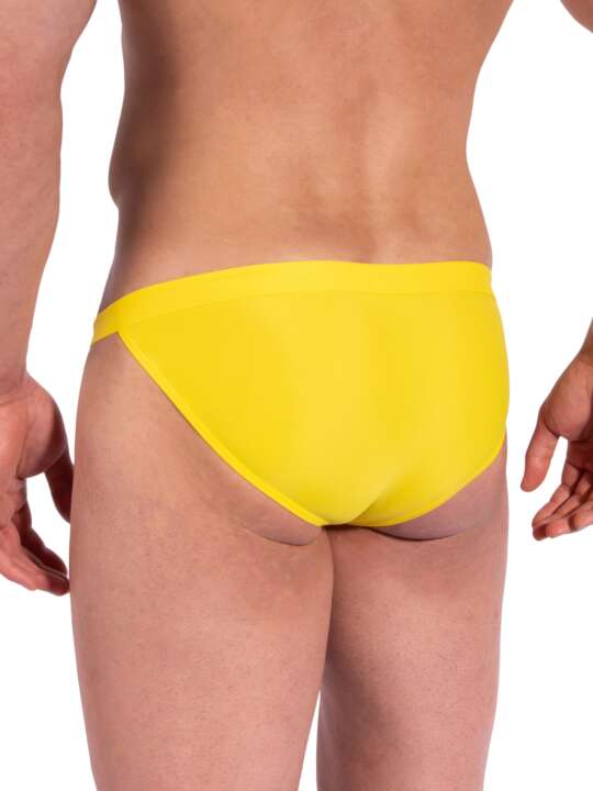 212472M Slip de bain tanga M2378 Beachclub Manstore Jaune face