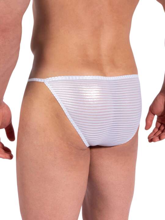 212442M Slip Tanga Stripper M2375 Manstore Argent face