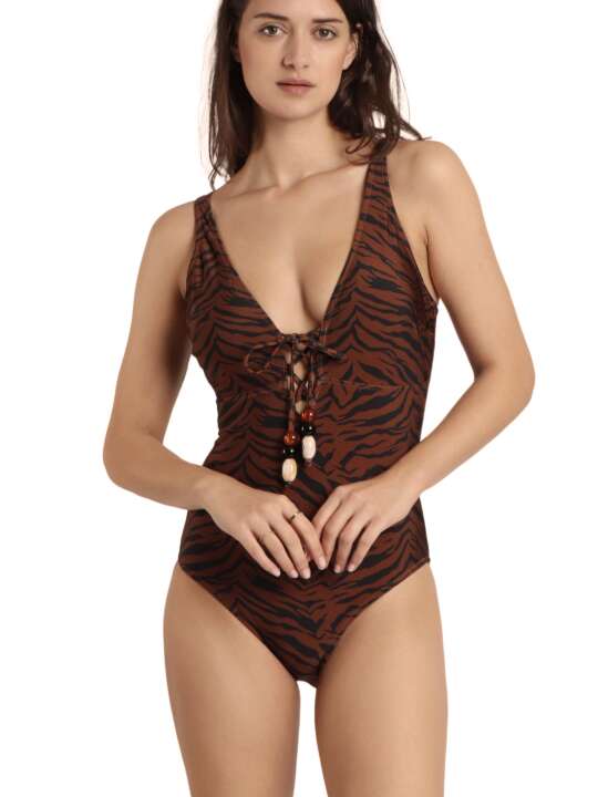 11419AD Preformed one-piece swimming costume Savage Me Admas Skin face