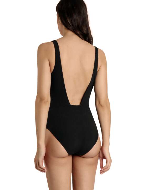 11432AD Maillot de bain une pièce préformé Portofino Admas Noir face