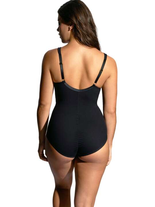 10851SE Body armaturé grand maintien Curves Selmark Noir face