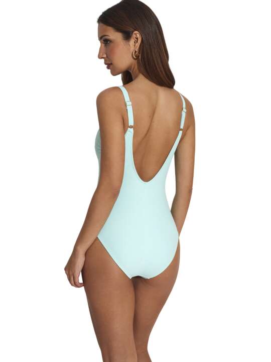 BJ573SE One-piece swimming costume prosthetic shapewear preformed BoraBora Selmark Mare Turquoise face