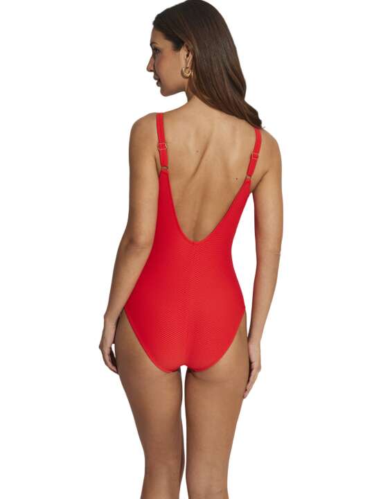 BJ573SE Maillot de bain une pièce prosthétique shapewear préformé BoraBora Selmark Mare Corail face