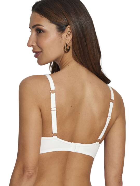 10610SE Soutien-gorge triangle préformé sans armatures One Selmark Blanc face