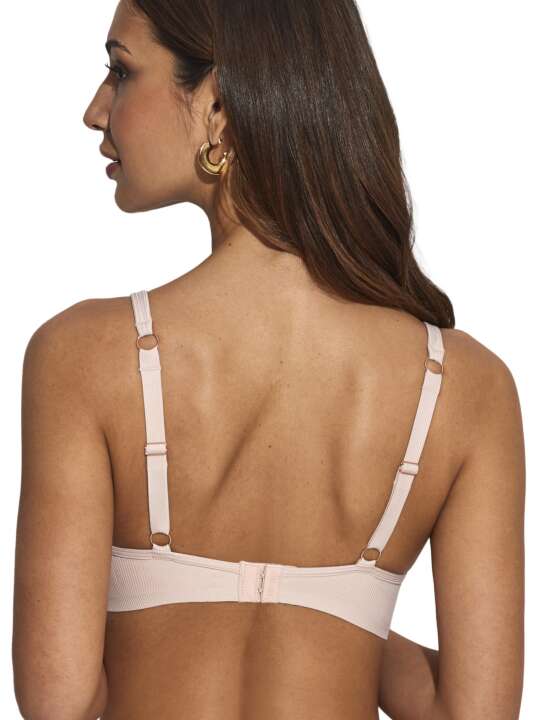 10610SE Soutien-gorge triangle préformé sans armatures One Selmark Rose face