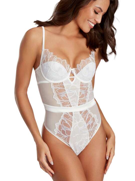 JK63BDL Body armaturé Bridal Capsule Lascana Ivoire face
