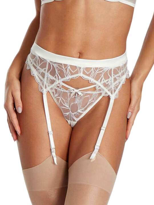 JK63GTL Porte-jarretelles Bridal Capsule Lascana Ivoire face