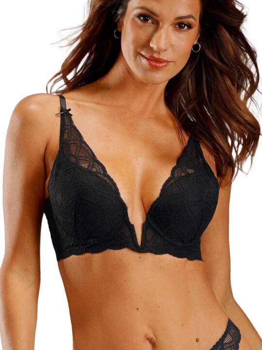 MA92FBR Soutien-gorge préformé Mirabella Lascana Noir face