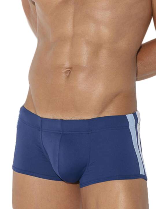 24132CO Boxer de bain Relay Code22 Bleu Marine face