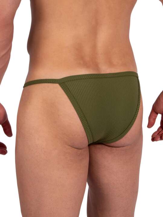 212492M Slip Cheeky Tanga M2387 Manstore Kaki face